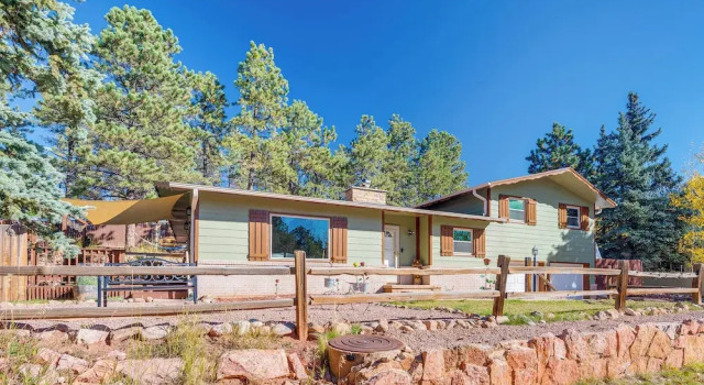 Коттедж 327936 Hot Tub + Mtn Views: Woodland Park Gem