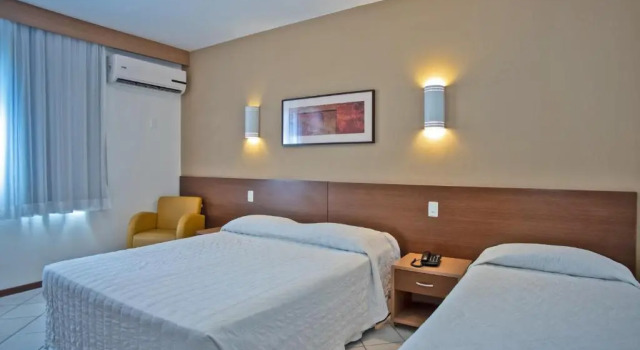 Трёхместный номер Deluxe Atobá Praia Hotel
