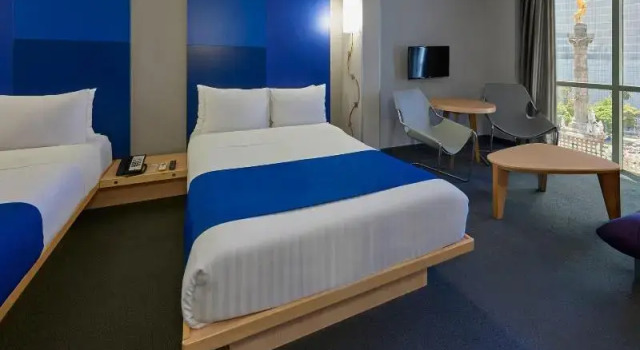 Четырёхместный номер Standard с красивым видом из окна City Express Plus by Marriott Ciudad de México Reforma El Ángel