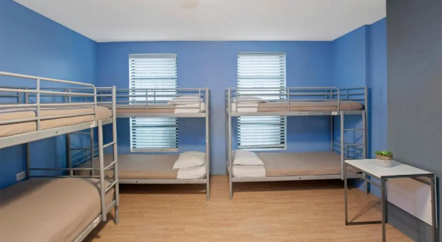 Кровать в общем номере (мужской номер) Chicago Parthenon Hostel