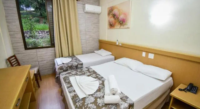 Одноместный номер Standard с балконом и с видом на сад Hotel Vilage Inn All Inclusive Poços de Caldas By Nacional Inn