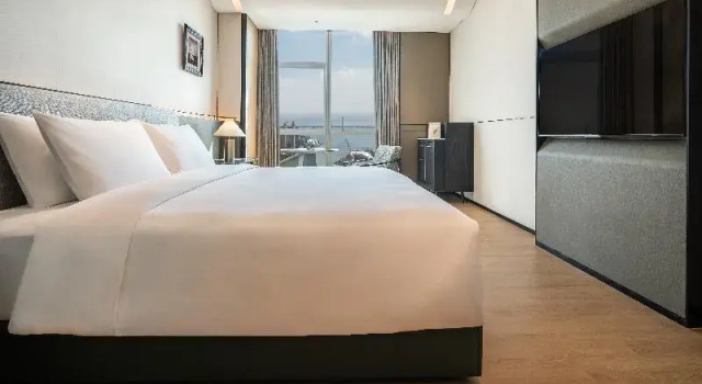 Двухместный клубный номер Standard с видом на океан Pan Pacific Hotel, Dalian