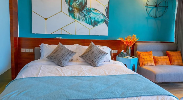 Двухместный номер Deluxe с видом на море Yi Shu Jing Pin Holiday Hotel
