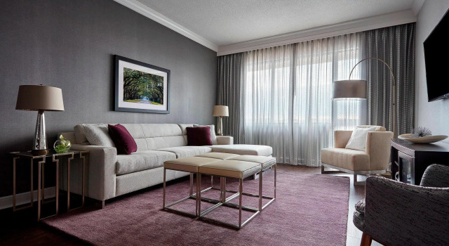 Двухместный клубный люкс Presidential Charlotte Marriott SouthPark