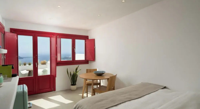 Двухместный номер Deluxe с видом на море Serendipity Cliffside Villa & Suites