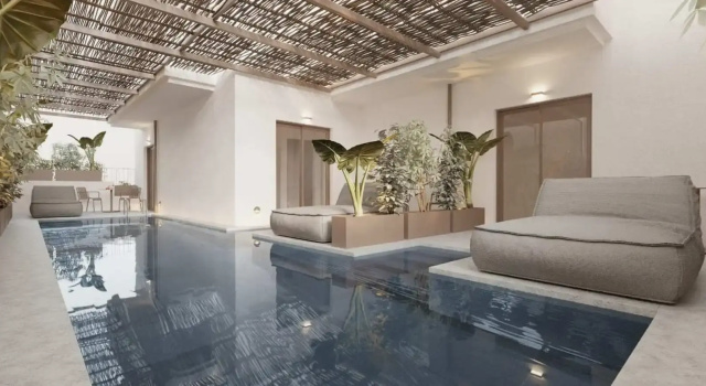 Achinos - Kalamata Mediterranean Suites, Забронировать Апарт-отель Отели периферийной единицы Мессения с бассейном, Бассейн