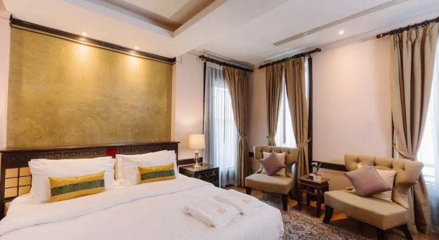 Номер Deluxe с балконом Lunar Mansion Hotel - โรงแรม ลูน่า แมนชั่น เชียงใหม่