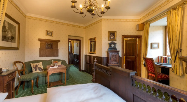 Номер Standard с видом на сад Burghotel auf Schönburg