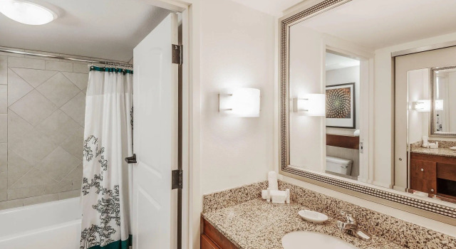 Четырёхместный люкс c 1 комнатой Residence Inn Orlando Airport