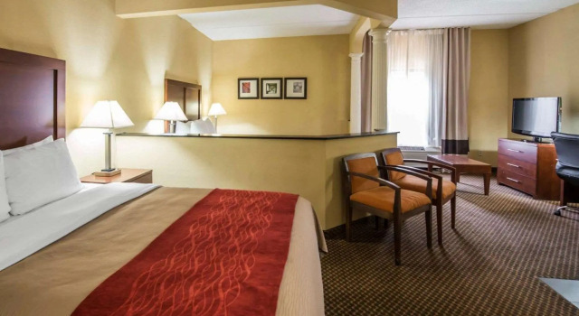 Четырёхместный люкс Comfort Inn & Suites Morganton South