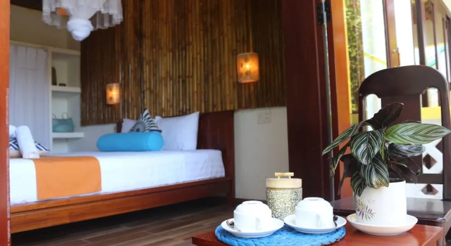 Двухместный номер Deluxe с балконом An Bang Gold Coast Beach Villa