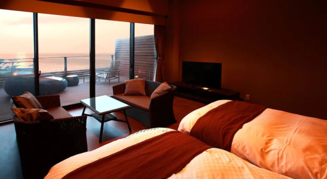Номер Premium Beachside Onsen Resort Umi