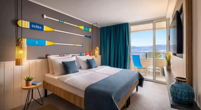 Семейный номер Superior Sunny Baška Hotel by Valamar