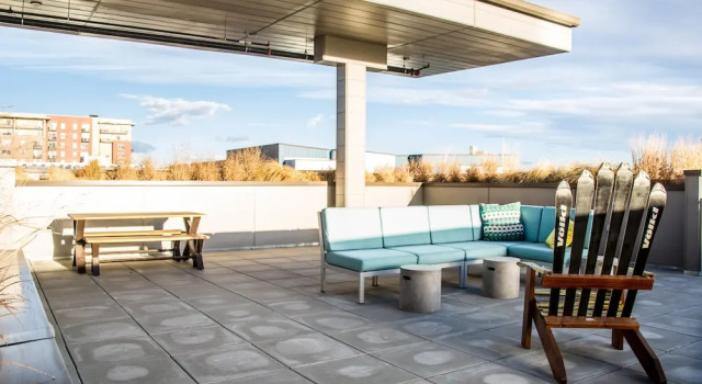 Номер Standard Пентхаус с 2 комнатами с балконом и с видом на город Union Station Penthouse 408