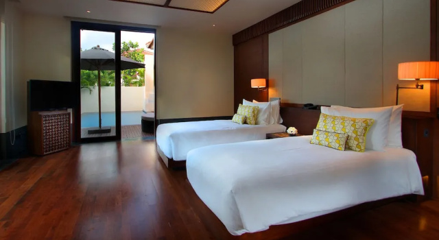 Вилла с бассейном с 3 комнатами с видом на сад InterContinental Bali Sanur Resort by IHG