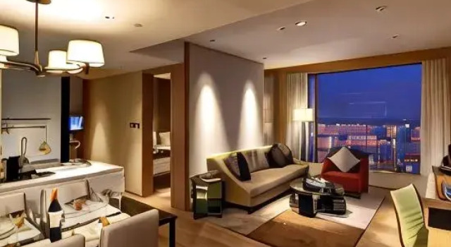 Семейный люкс с 2 комнатами The HarbourView Place @ the ICC megalopolis