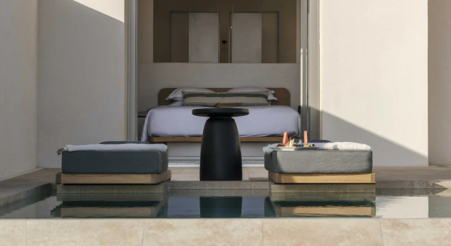 Люкс с красивым видом из окна Santo Mine Oia Suites