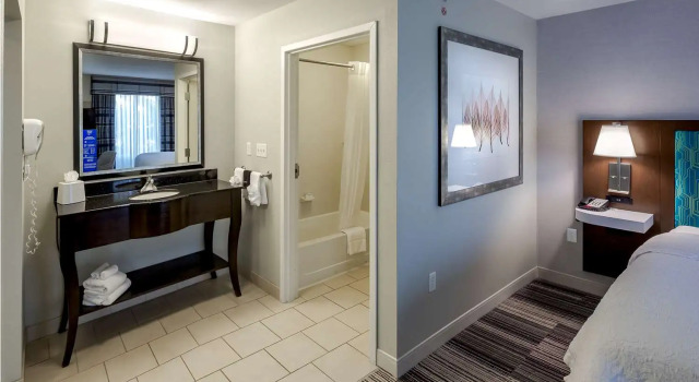 Двухместный люкс Hampton Inn & Suites Chicago Southland-Matteson