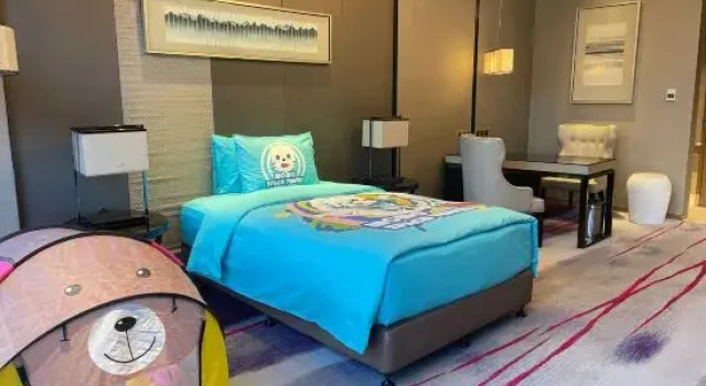 Четырёхместный семейный люкс Deluxe Wanda Realm Maanshan