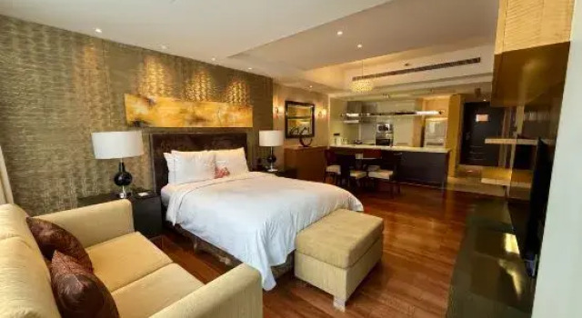 Семейный люкс c 1 комнатой The Sandalwood Beijing Marriott Executive Apartments