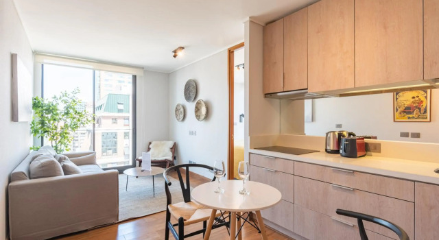 Uptown Wood - 1BR Parking Wifi Mall Pool