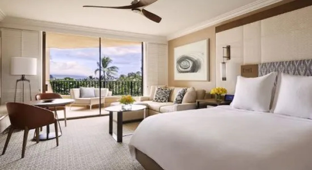 Номер Deluxe с видом на океан Four Seasons Resort Maui at Wailea