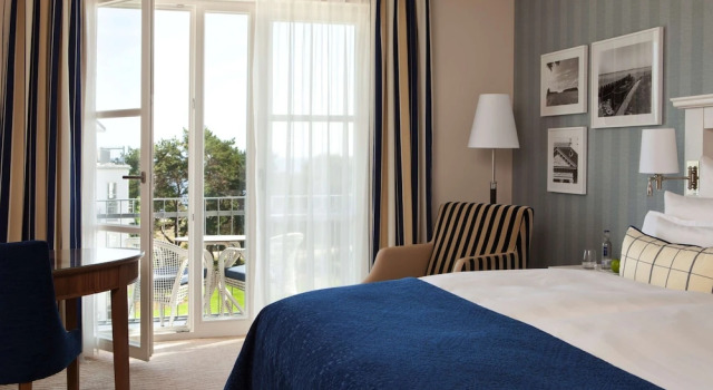 Двухместный номер Superior с балконом и с красивым видом из окна Steigenberger Grandhotel & Spa Heringsdorf