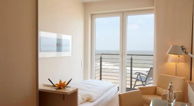 Одноместный номер Standard с видом на озеро Strandhotel Georgshöhe