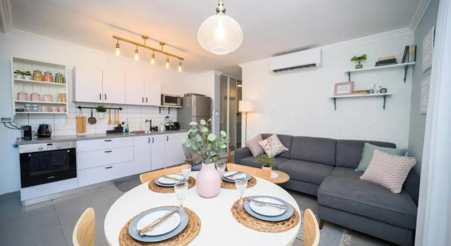Апартаменты с 2 комнатами с балконом и с видом на озеро Migdalor apartments Tiberias