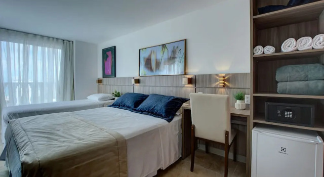 Трёхместный номер Deluxe с балконом и с видом на море Hotel da Villa