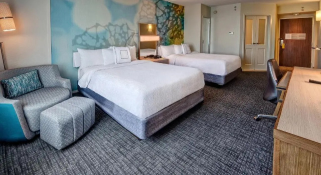 Четырёхместный номер Standard Courtyard by Marriott Dulles Airport Herndon