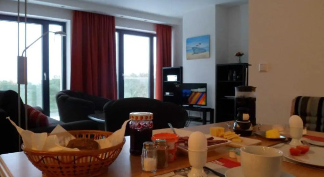 Апартаменты Strandresidenz Appartement Austernfischer V25 inklusive 1 Strandkorb
