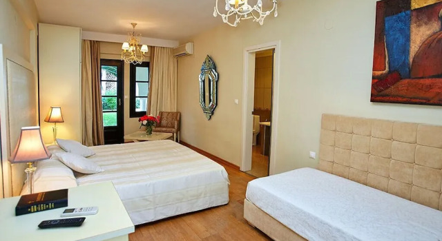 Двухместный номер Deluxe с балконом или террасой и с видом на море Assa Maris Beach Hotel