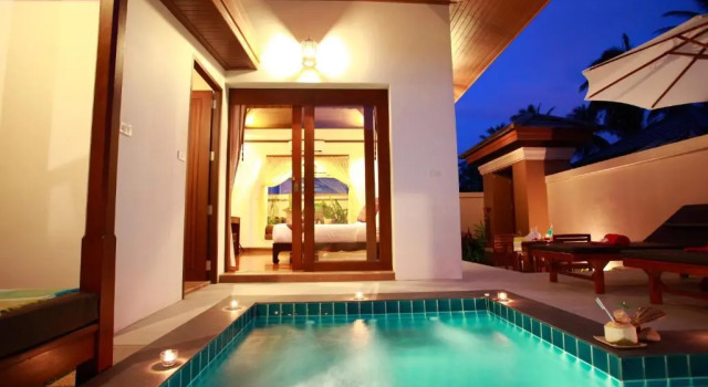 Вилла с небольшим бассейном Kanok Buri Resort