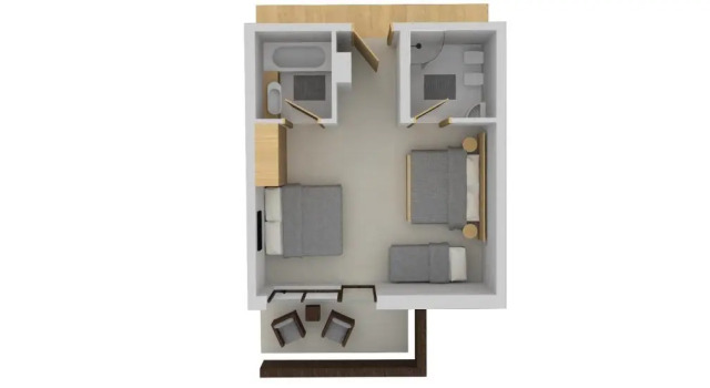 Номер Deluxe Biancaneve Family Hotel