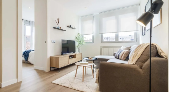Апартаменты w Remarkable 1BR With Lovely Decor in Justicia