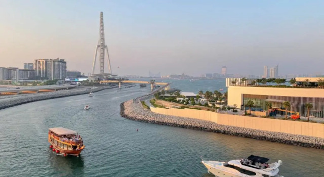Апартаменты Silkhaus with marina & beach view 1BDR near Bluewaters Island