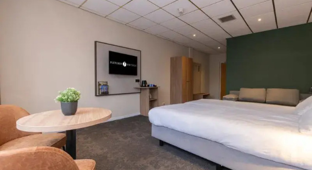 Habitación familiar Estándar con balcón Fletcher Hotel-Restaurant Langewold