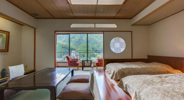 Номер Standard с видом на реку Kinugawa Hotel Mikazuki