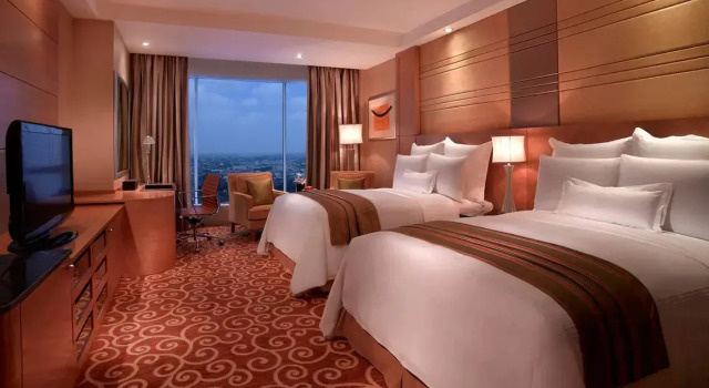 Двухместный номер Deluxe with city view JW Marriott Hotel Medan