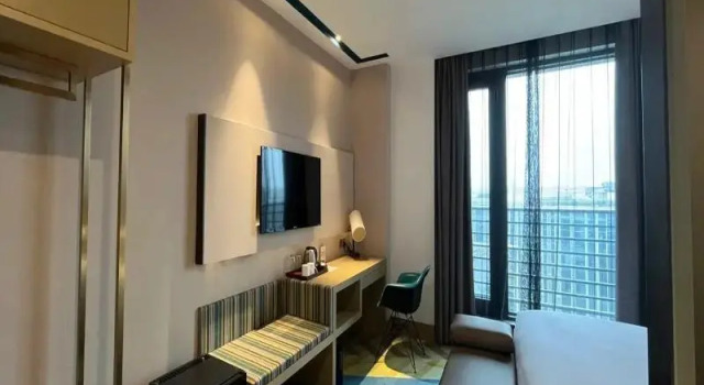 Двухместный номер Deluxe с красивым видом из окна MiniMax Premier Hotel Shanghai Hongqiao