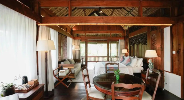 Двухместный номер Deluxe Umah Lawas Villa Ubud