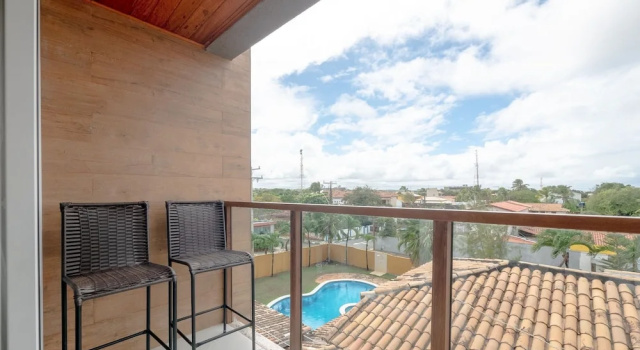 Beautiful apt in Building w Pool Guarajuba Aga0203