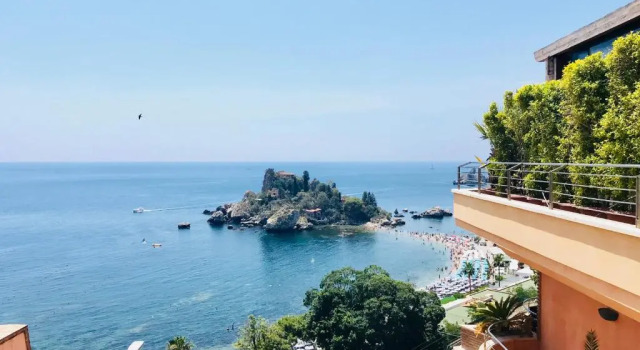 Семейный номер Standard с видом на море Taormina Panoramic Hotel