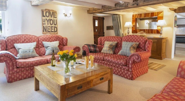 Higher Collaton Cottage, Book Feriehus Sommerhuse i Malborough, Hytte