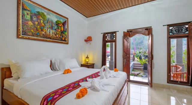 Latengaya Mount Batur Bungalow, Rezervovat Penzión se snídaní Hotely v Bali s bazénem, Bazén