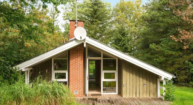 Wooden Holiday Home in Jutland near Sea, Забронировать Дом для отпуска Эбельтофт 