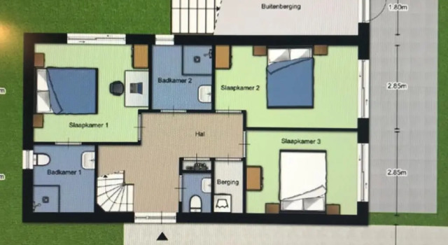 Вилла Villa Maroma Mistral Veerse Meer, gratis 4 E-bikes, gratis laden EV, trampoline