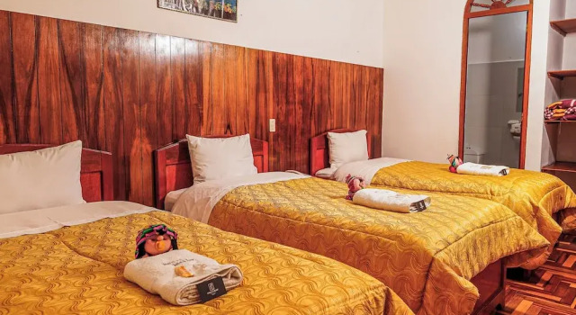 Standard triplă cameră Inkas Peru Hostal