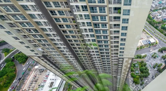 Семейные апартаменты с 2 комнатами с балконом Landmark Apartment in Vinhomes Central Park